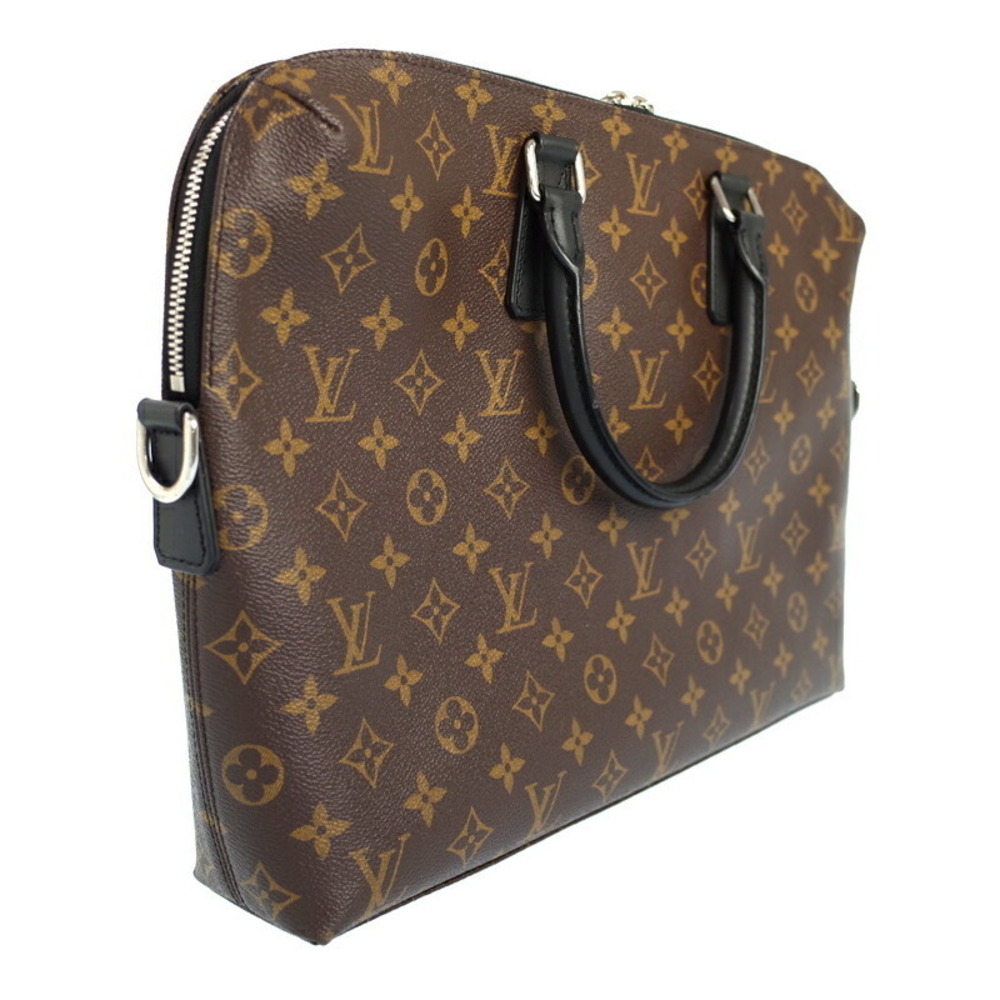 Louis Vuitton Jour Macassar Bag Business Porte Document Monogram PDJ